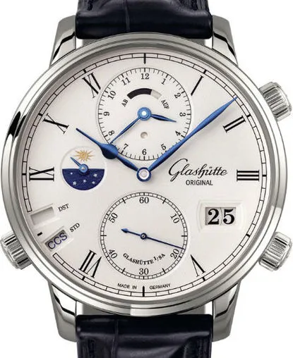 Glashütte Senator 1-89-02-01-04-30 44mm White gold Skeleton