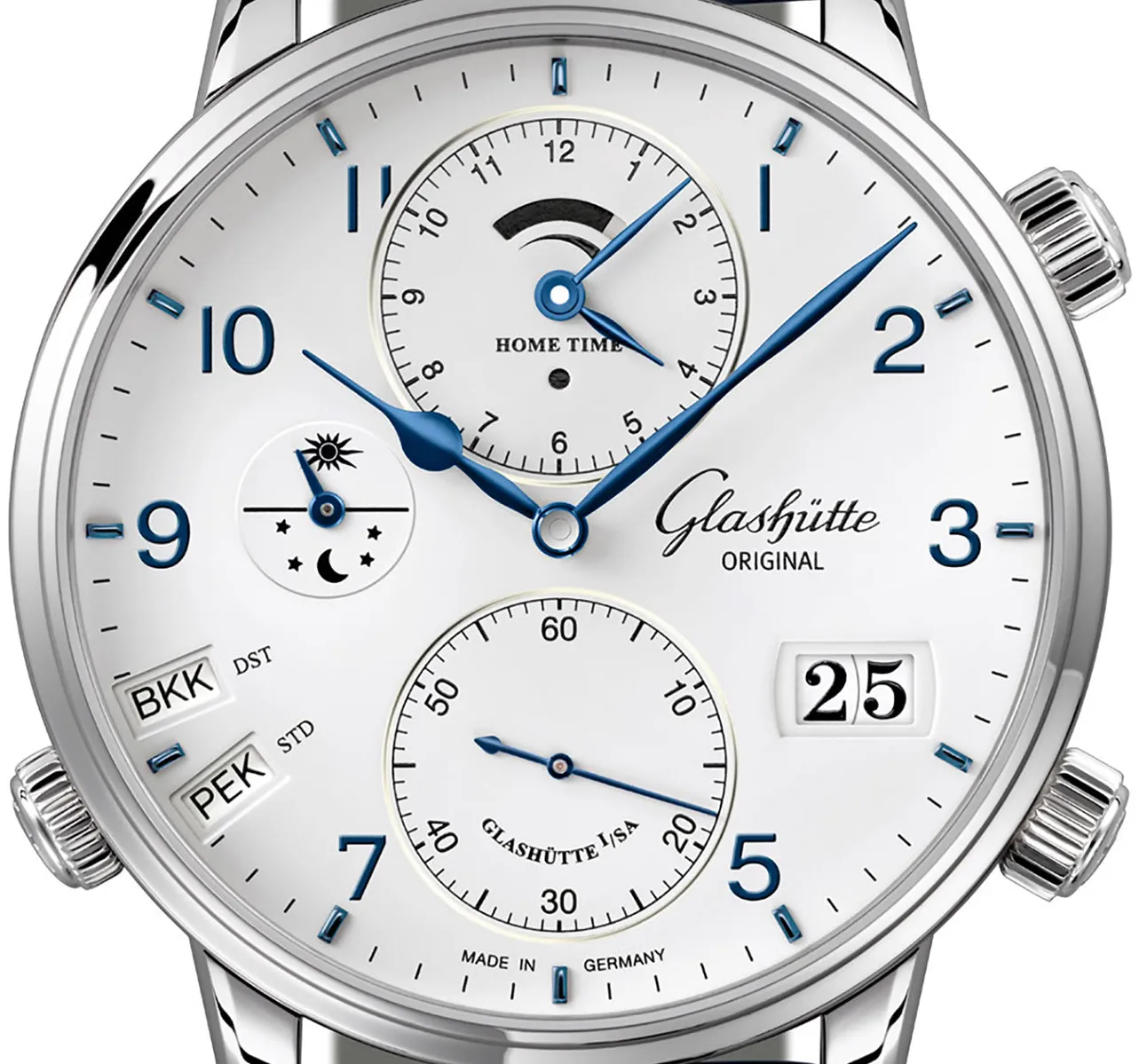 Glashütte Senator 1-89-02-03-02-61 44mm Stainless steel White