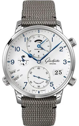 Glashütte Senator 1-89-02-03-02-66 44mm Stainless steel White