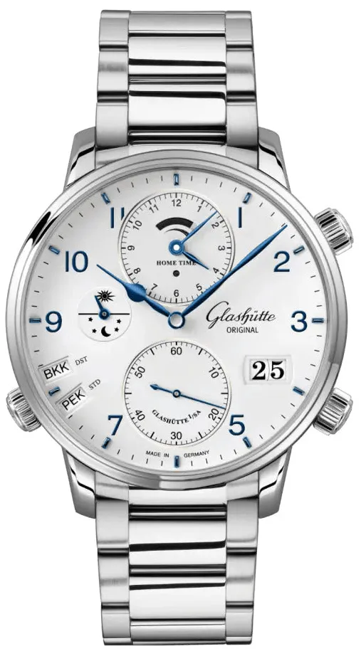 Glashütte Senator 1-89-02-03-02-70 44mm Stainless steel White