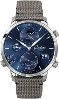 Glashütte Senator 1-89-02-05-02-66 Stainless steel Blue