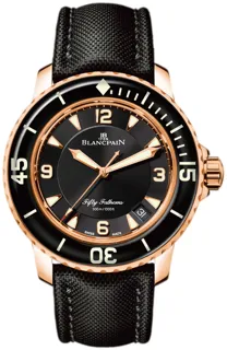 Blancpain Fifty Fathoms 5015 3630 52A Red gold Black