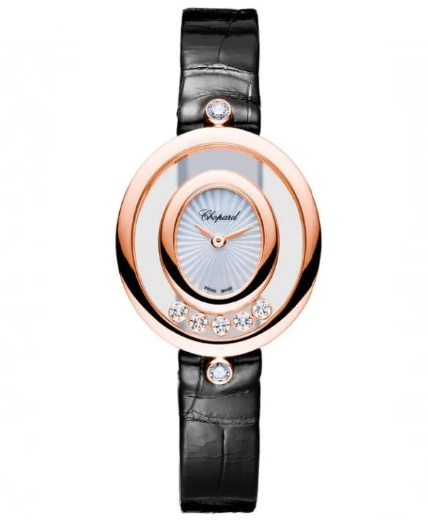 Chopard Happy Diamonds 204305-5301 28.8mm Rose gold and 18k rose gold Mother-of-pearl