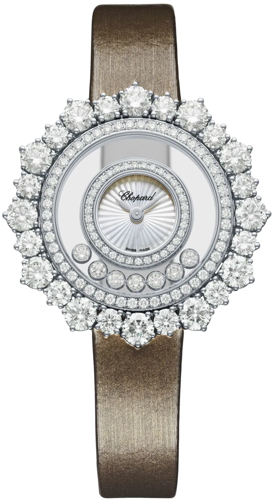 Chopard Happy Diamonds 209436-1002 36.3mm White gold and 18k white gold Mother-of-pearl