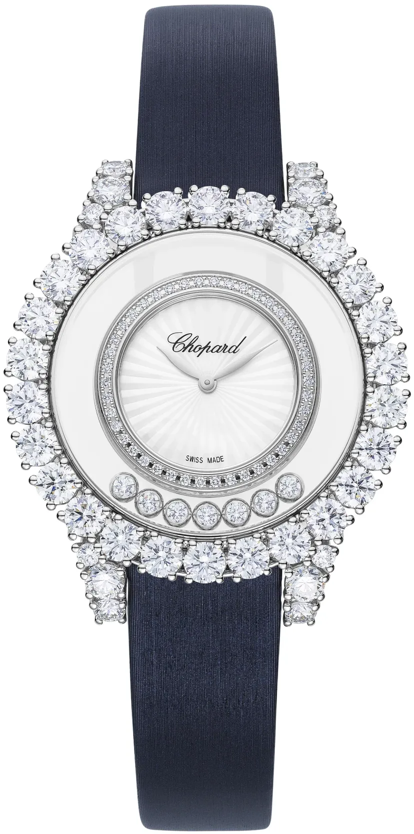 Chopard Happy Diamonds 209430-1001 37mm White gold and Diamond Mother-of-pearl