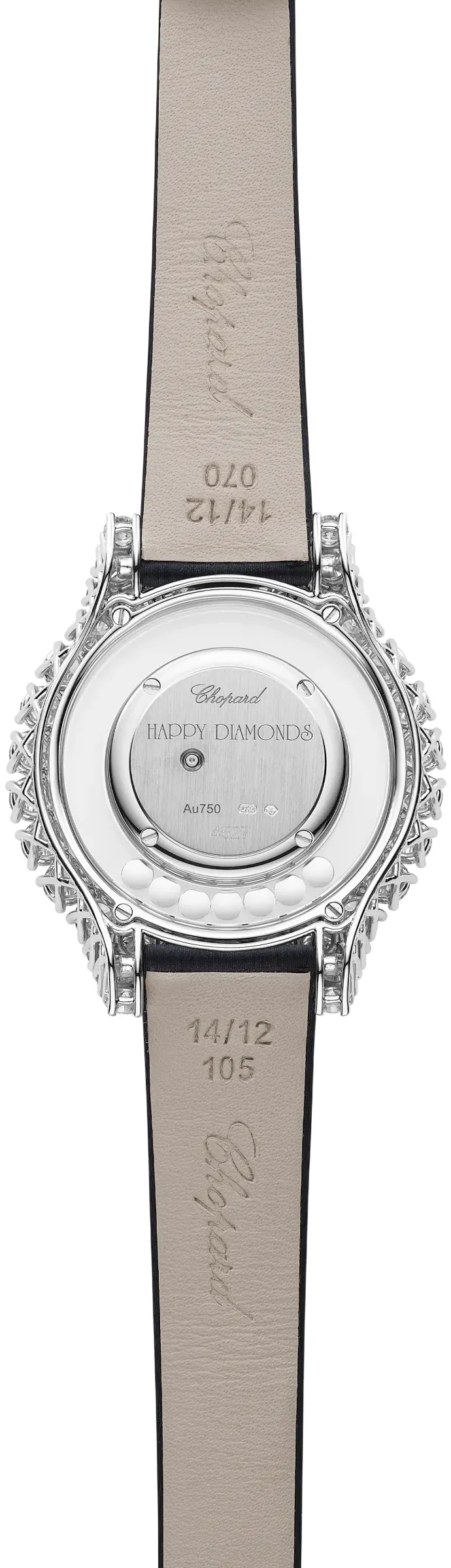 Chopard Happy Diamonds 209430-1001 37mm White gold and Diamond Mother-of-pearl 3