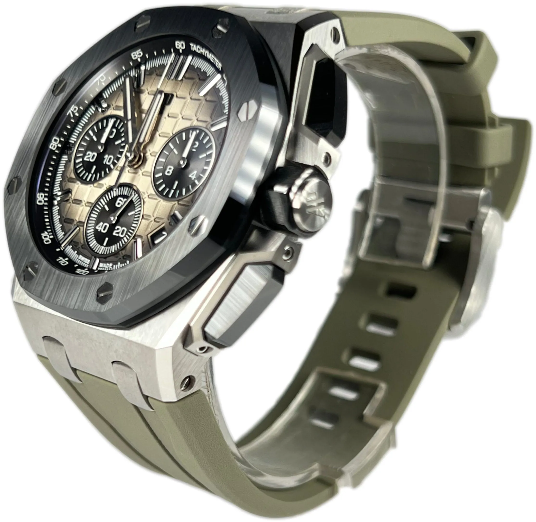 Audemars Piguet Royal Oak Offshore 26420SO.OO.A600CA.01 43mm Stainless steel Brown 2