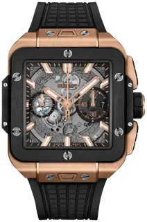 Hublot Square Bang Unico 821.OM.0180.RX Yellow gold Gray