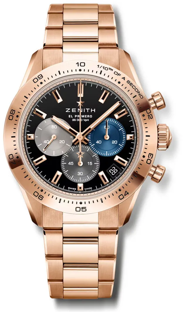 Zenith Chronomaster Sport 18.3101.3600/21.M3100 41mm Rose gold Black