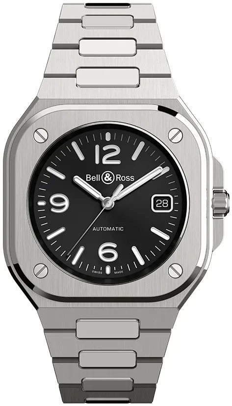 Bell & Ross Instruments BR05A-BL-ST/SST 40mm Stainless steel Black