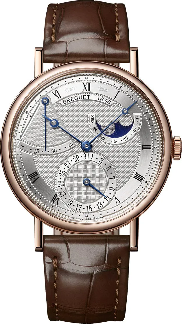 Breguet Classique 7137BR/15/9VU 39mm Rose gold Silver