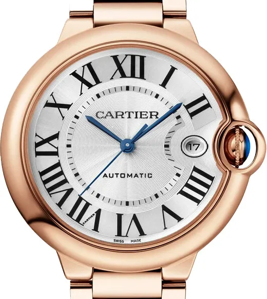 Cartier Ballon Bleu de Cartier WGBB0039 40mm Rose gold Silver 1