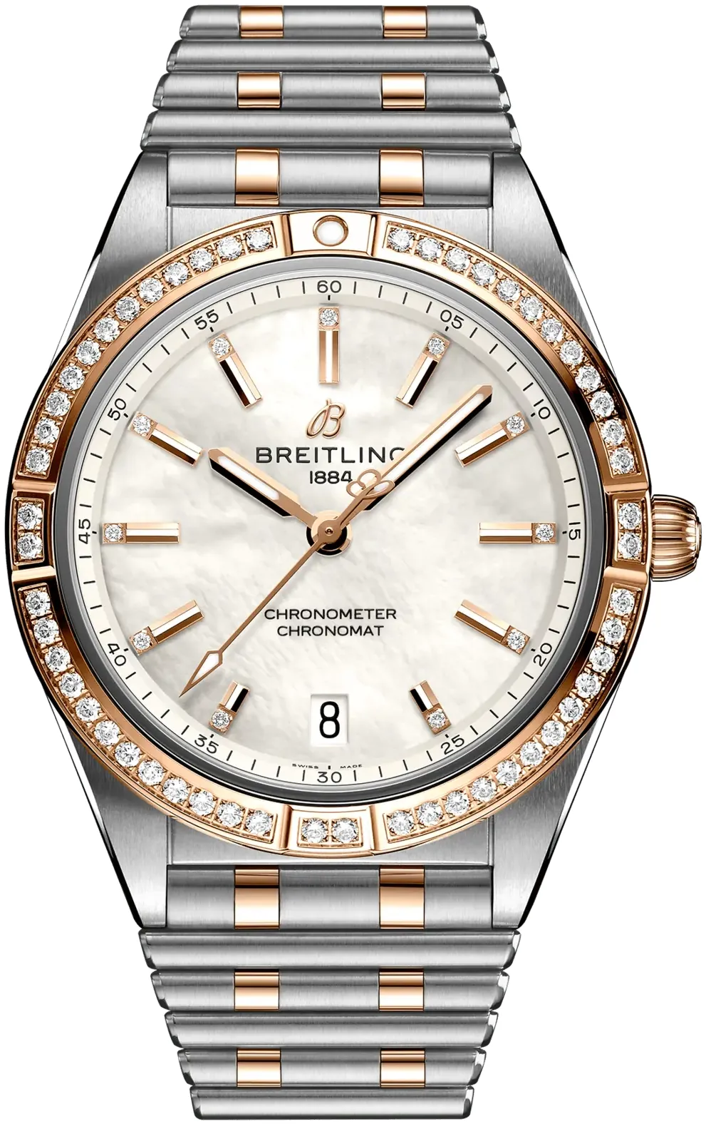 Breitling Chronomat U10380591A2U1 36mm Stainless steel Mint green