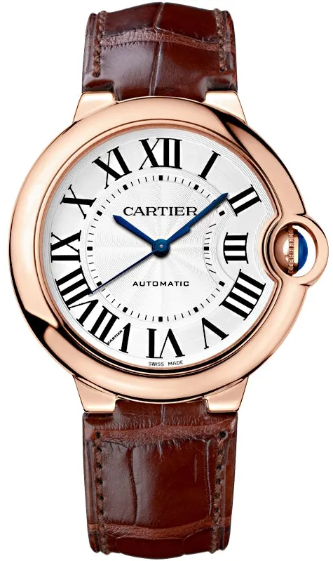 Cartier Ballon Bleu de Cartier WGBB0009 36mm Rose gold Silver