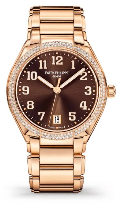 Patek Philippe Twenty~4 7300/1200R-001 36mm Rose gold Brown