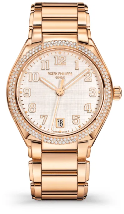 Patek Philippe Twenty~4 7300/1200R-010 36mm Rose gold Silver