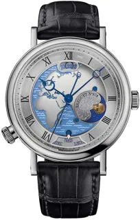 Breguet Classique 5717PT/EU/9ZU Platinum Blue and Silver