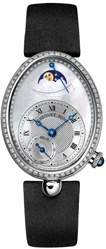 Breguet Reine de Naples 8908BB/52/964/D00D 36.5mm White gold Silver