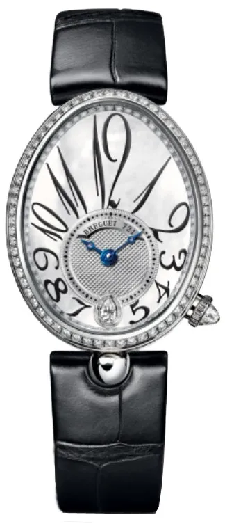 Breguet Reine de Naples 8918BB/58/964/D00D 28.45mm White gold Mother-of-pearl