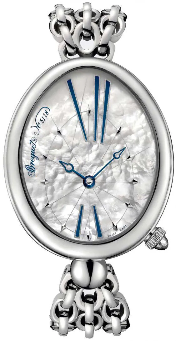 Breguet Reine de Naples 8967ST/51/J50 35.5mm Stainless steel White