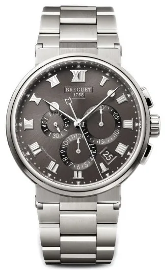 Breguet Marine 5527TI/G2/TW0 42.5mm Titanium Gray