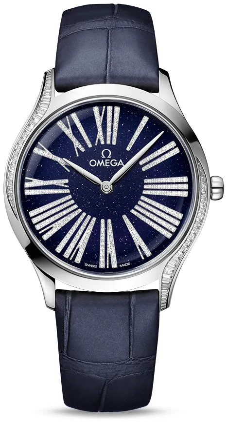 Omega De Ville 428.58.36.60.53.001 36mm Yellow gold Blue