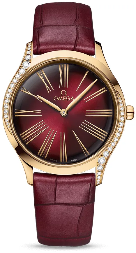 Omega De Ville 428.58.36.60.11.001 36mm Yellow gold Red