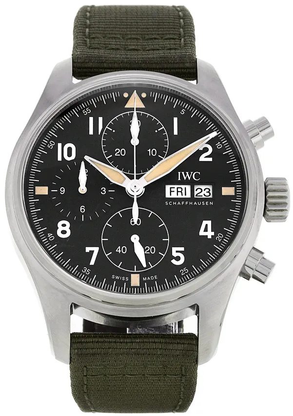 IWC Pilot IW387901 41mm Stainless steel Black