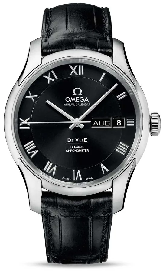 Omega De Ville 431.13.41.22.01.001 41mm Stainless steel Black