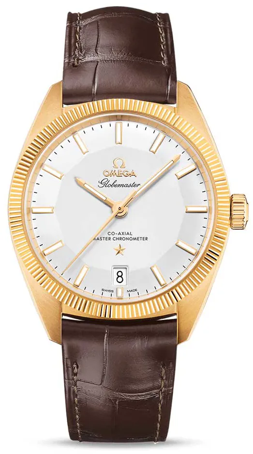 Omega Globemaster 130.53.39.21.02.002 39mm Yellow gold Silver