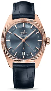 Omega Globemaster 130.53.41.22.03.001 Sedna gold Blue