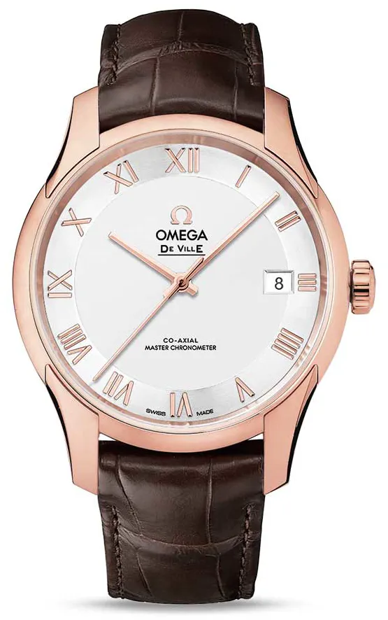 Omega De Ville 433.53.41.21.02.001 41mm Yellow gold Silver