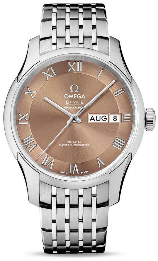 Omega De Ville 433.10.41.22.10.001 41mm Stainless steel Brown