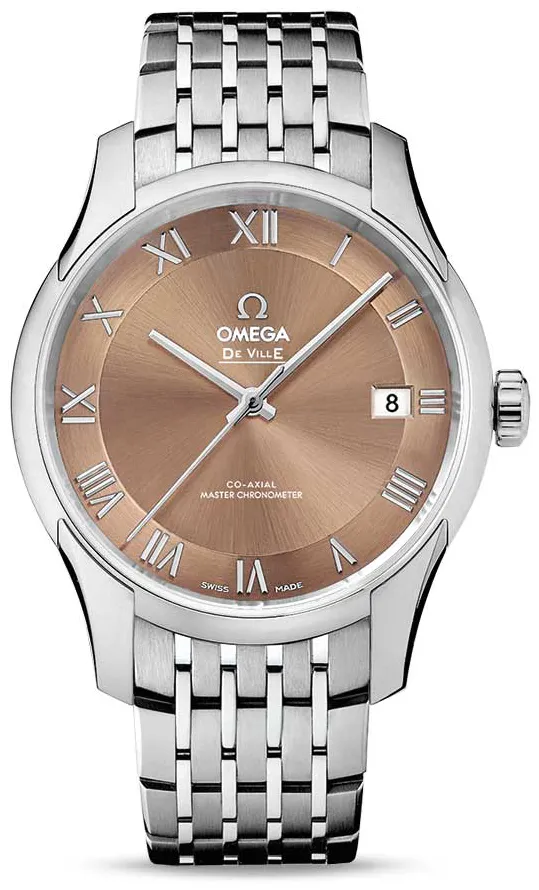 Omega De Ville 433.10.41.21.10.001 41mm Stainless steel Brown