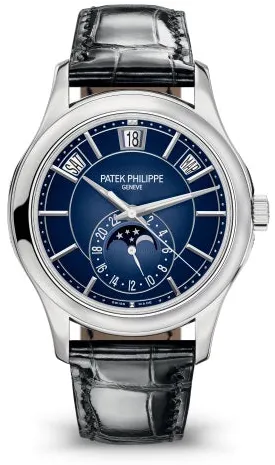 Patek Philippe Annual Calendar 5205G-013 White gold Blue