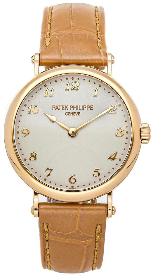 Patek Philippe Calatrava 7200R-001 34.5mm Rose gold Cream