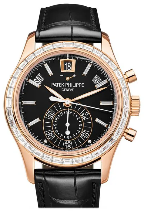 Patek Philippe Annual Calendar Chronograph 5961R-010 40.5mm Rose gold Black