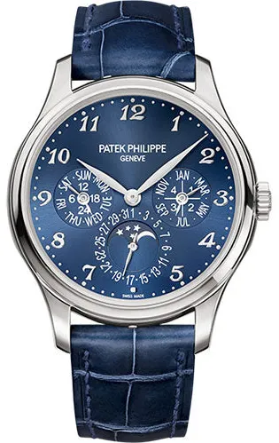 Patek Philippe Perpetual Calendar 5327G 39mm White gold Blue