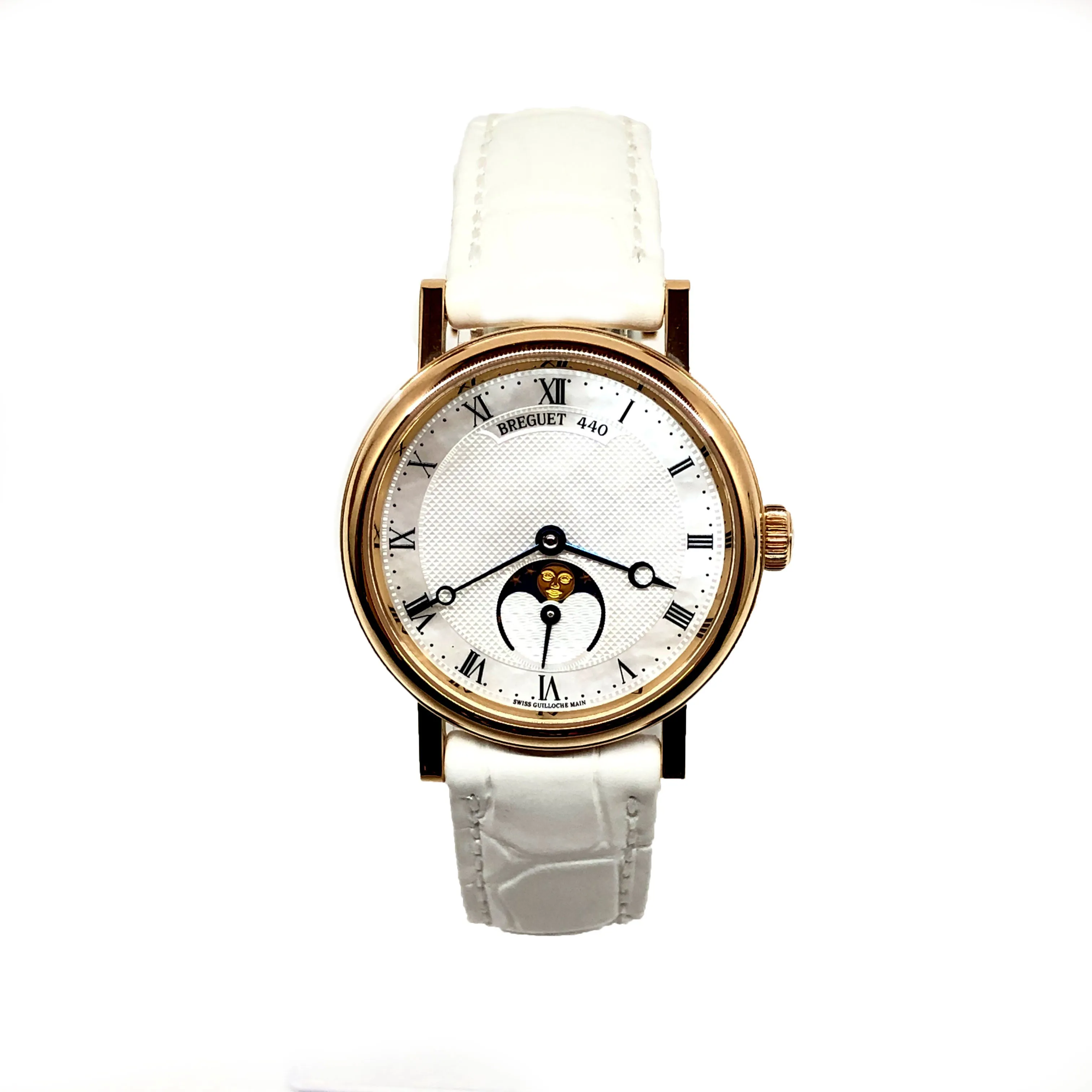 Breguet Classique 9087BR/52/964 30mm Rose gold White