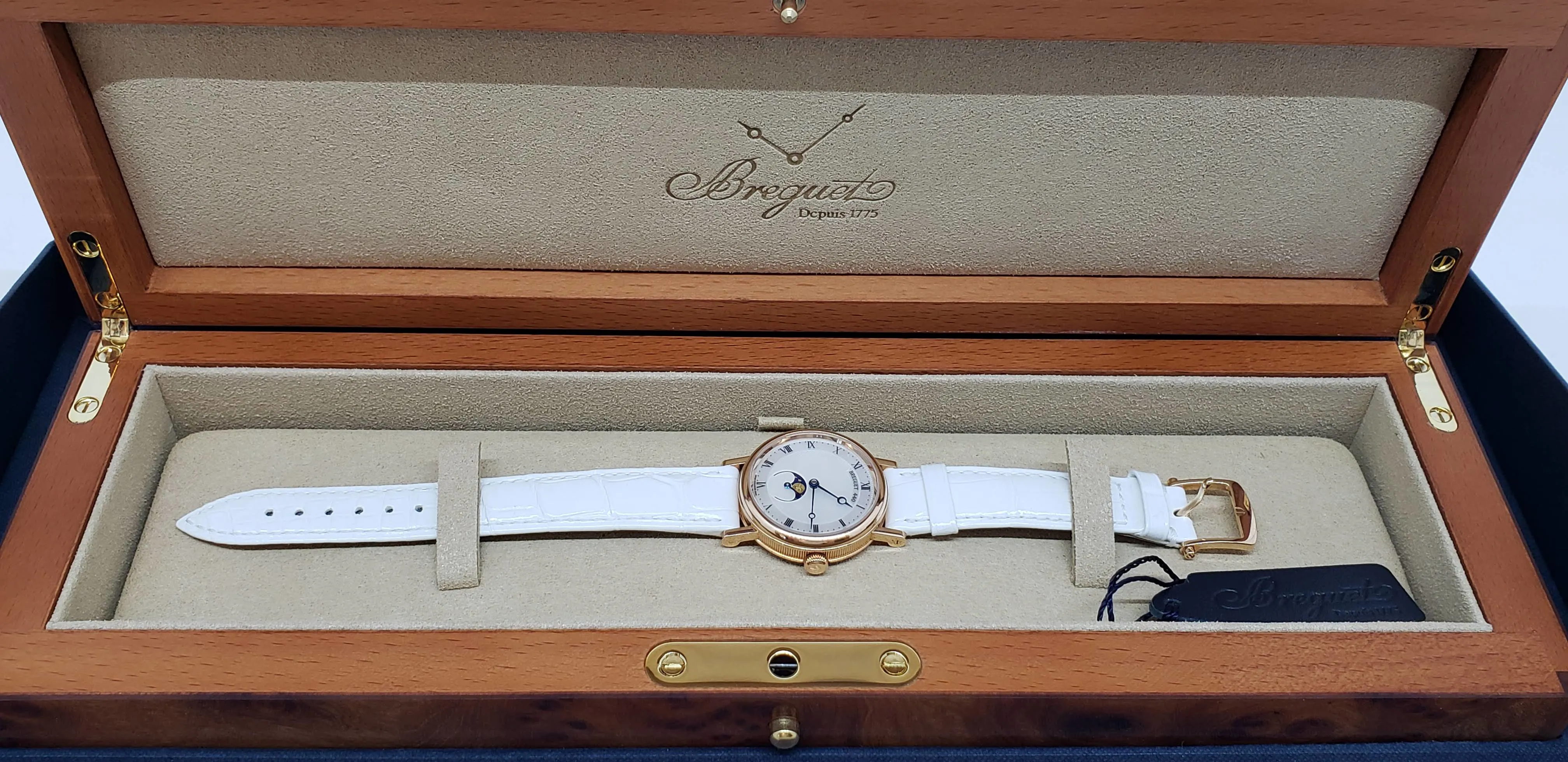 Breguet Classique 9087BR/52/964 30mm Rose gold White 4