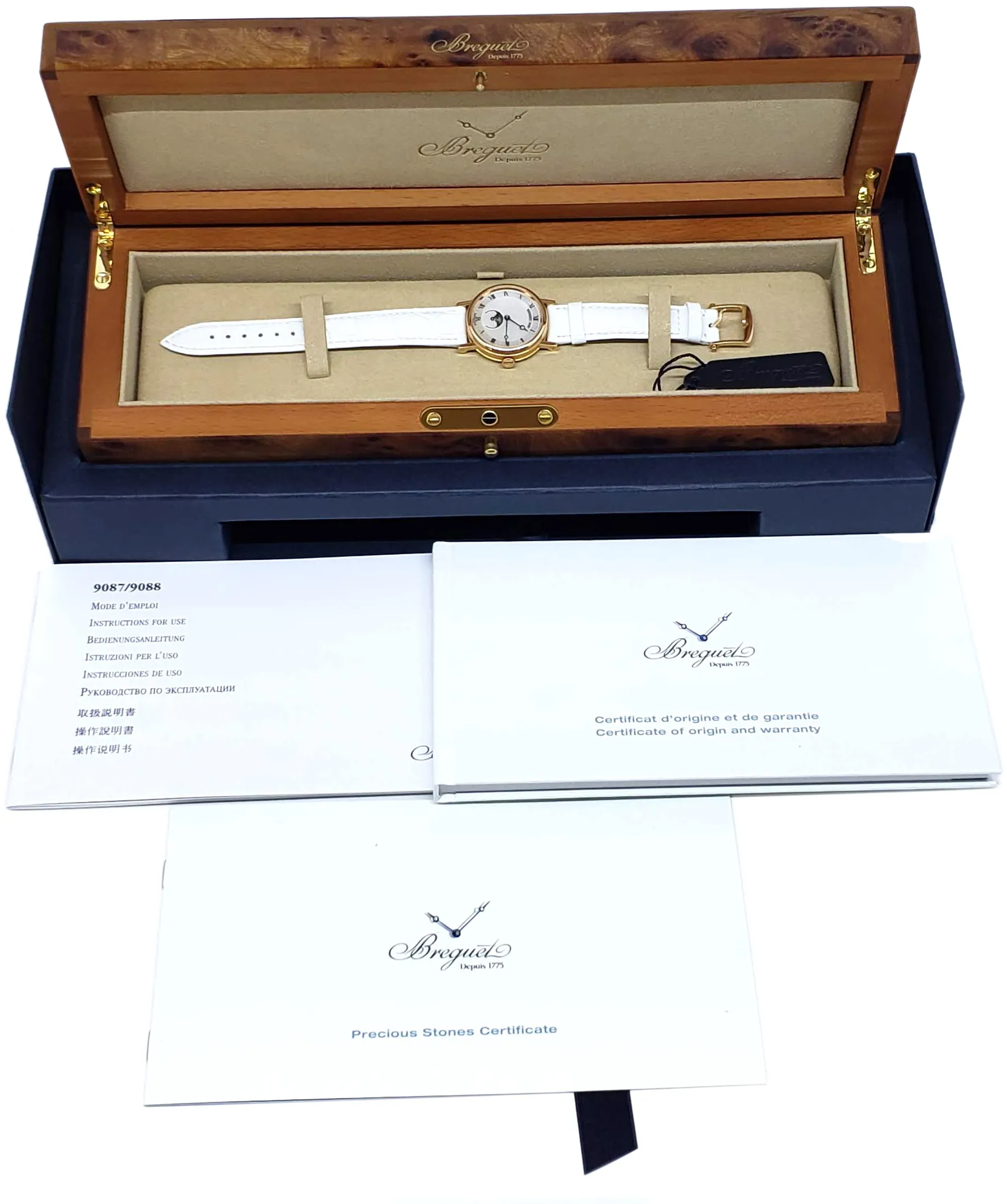 Breguet Classique 9087BR/52/964 30mm Rose gold White 5