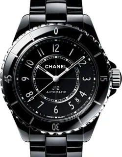 Chanel J12 H5697 Black ceramic Black