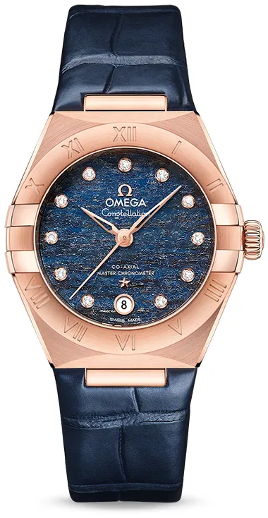 Omega Constellation 131.53.29.20.99.001 29mm Yellow gold Blue