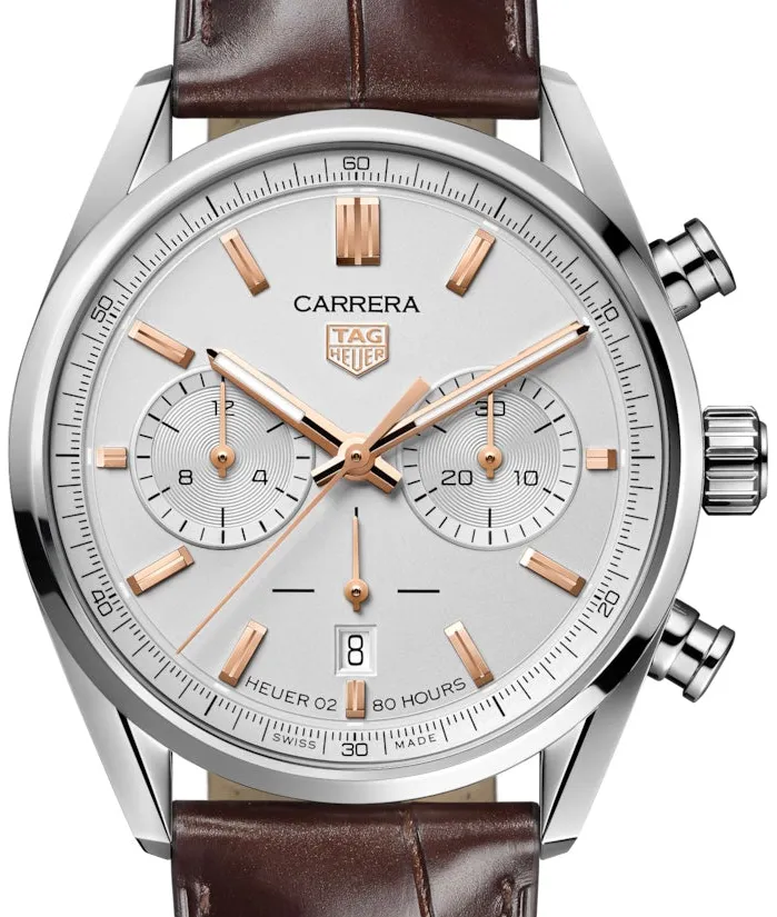 TAG Heuer Carrera CBN2013.FC6483 42mm Stainless steel Brown