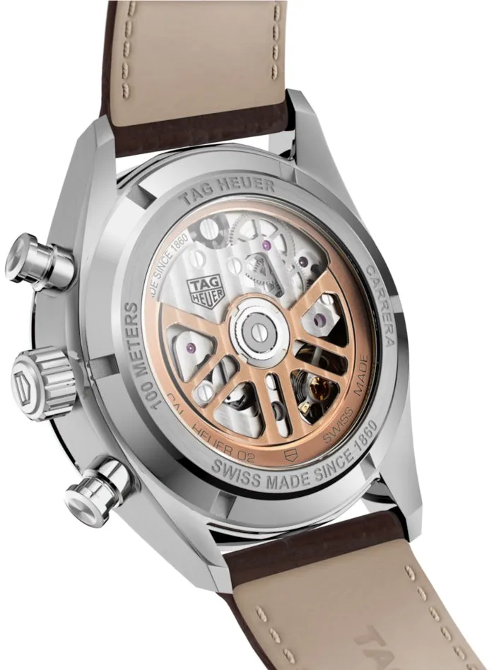 TAG Heuer Carrera CBN2013.FC6483 42mm Stainless steel Brown 1