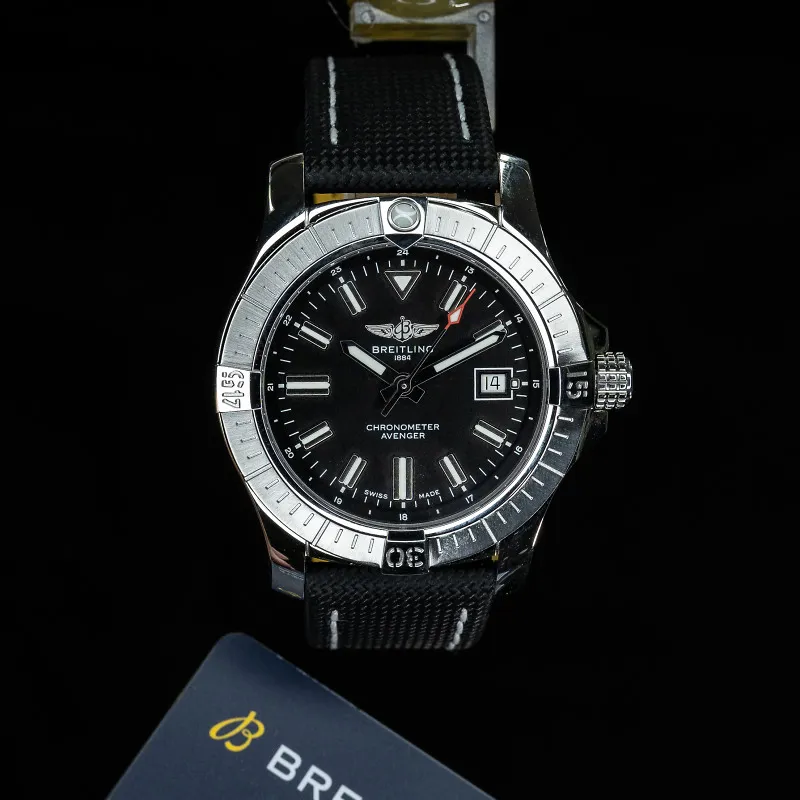 Breitling Avenger A17318 43mm Stainless steel Black 1