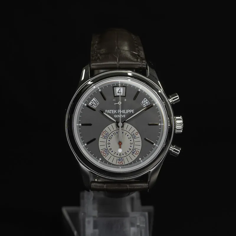 Patek Philippe Annual Calendar Chronograph 5960P-001 40.5mm Platinum Gray