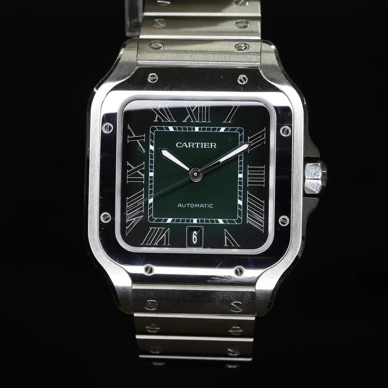 Cartier Santos WSSA0062 40mm Stainless steel Green