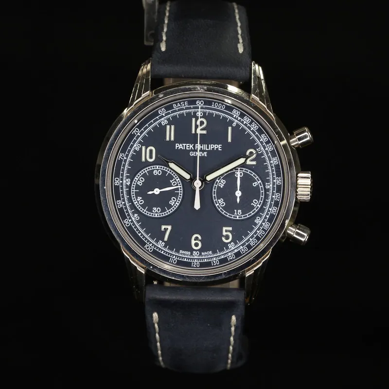 Patek Philippe Chronograph 5172G-001 41mm White gold and 18k white gold Blue