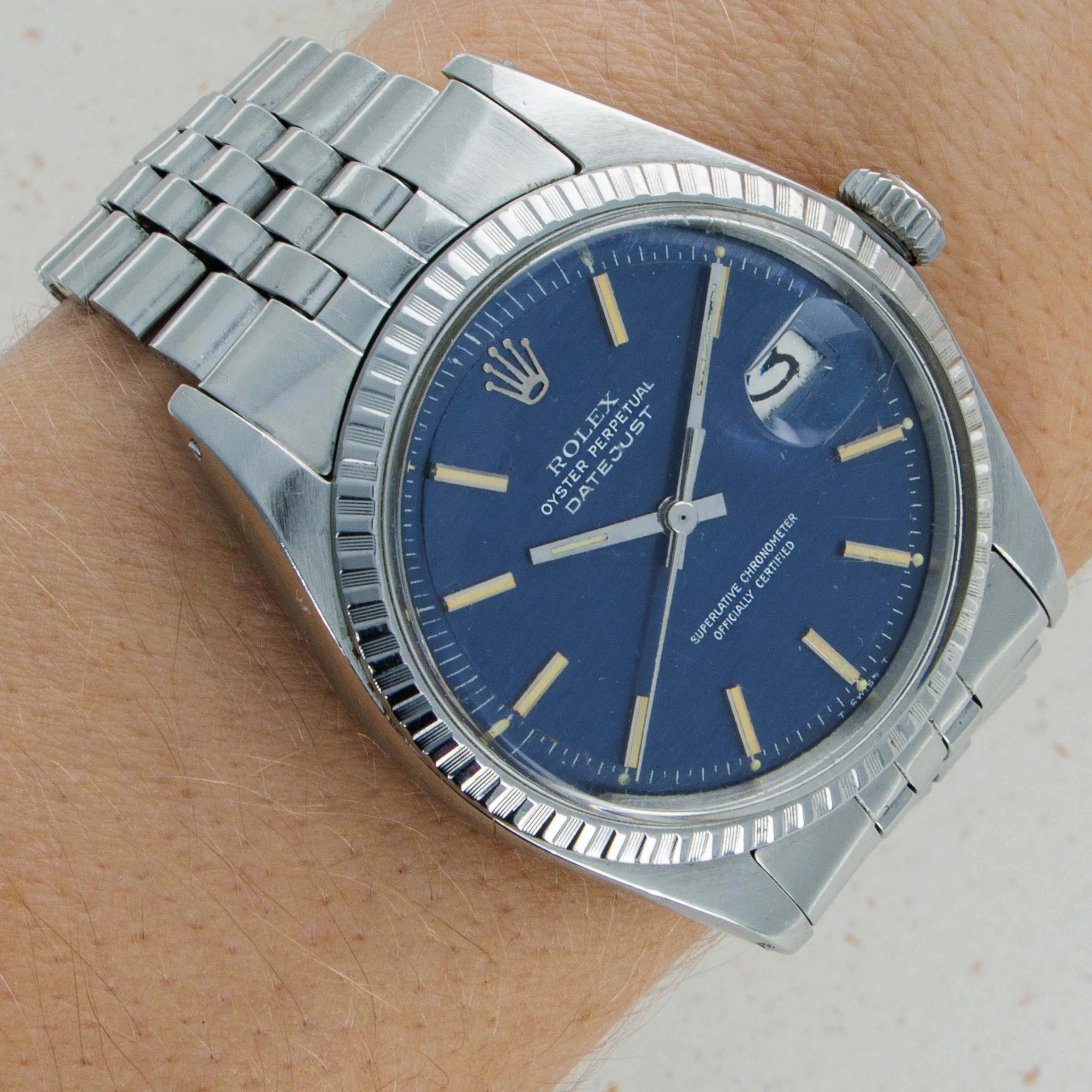 Rolex Datejust 1603 36mm Stainless steel Blue 15